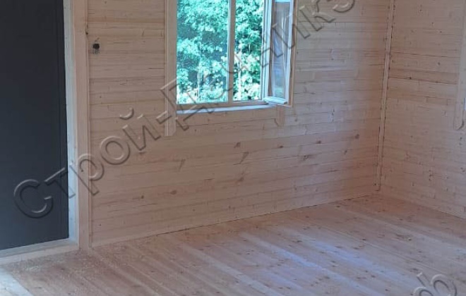 4 Каркасно-щитовой дом Д-3, 9x8.5м, 67.5 М², Ленинградская область, Лодейнопольский район, деревня Новая слобода (10)